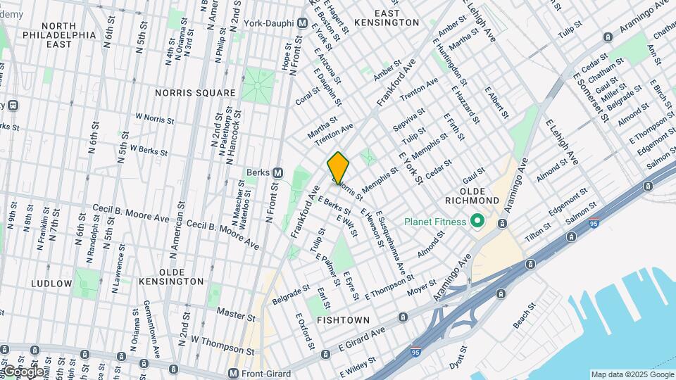 1858 Tulip St Map and Location Details