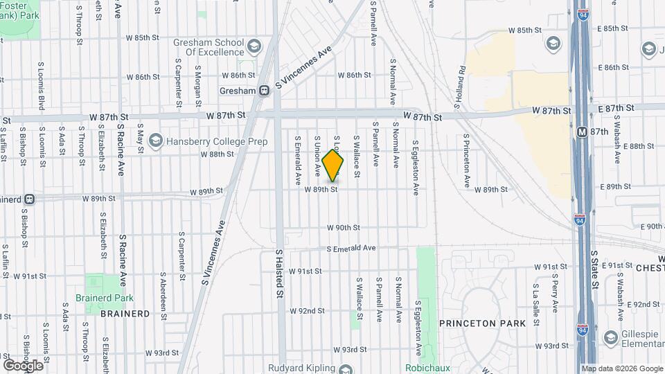 8856 S Lowe Ave, Unit 2F Map and Location Details
