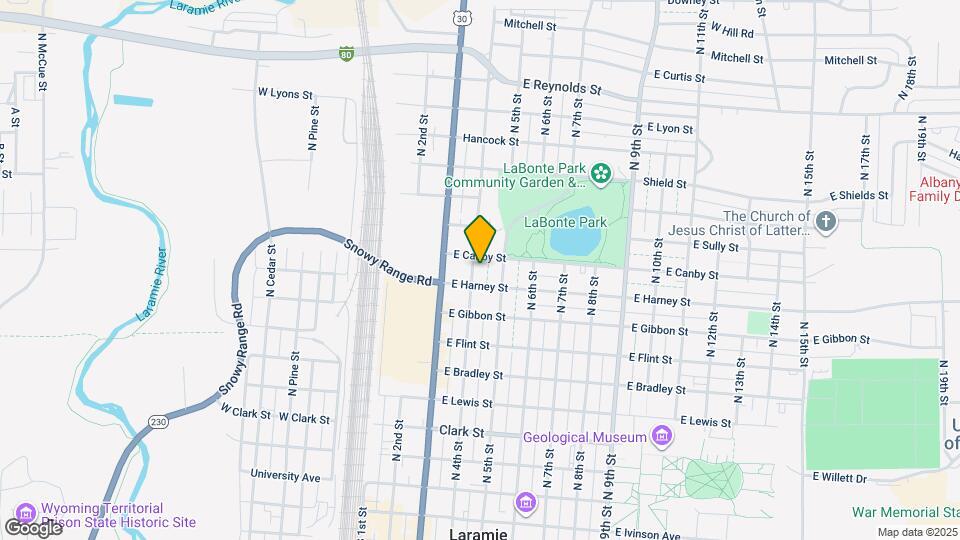 863 N 4th St Map and Location Details