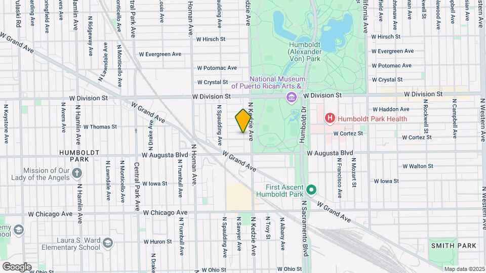 3214 W Cortez St Map and Location Details