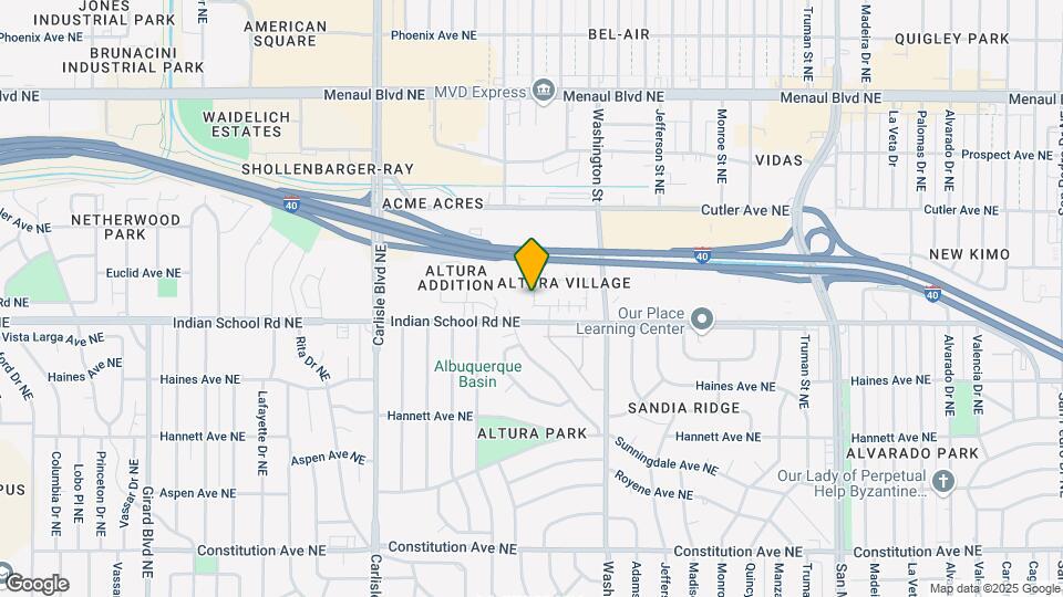 2101 Altura Verde Ln NE Map and Location Details
