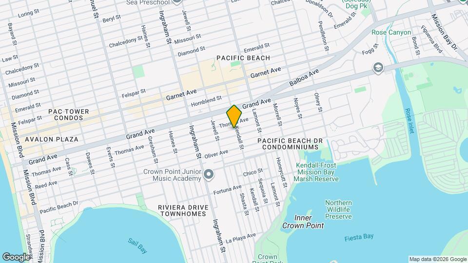 4262 Kendall St Map and Location Details