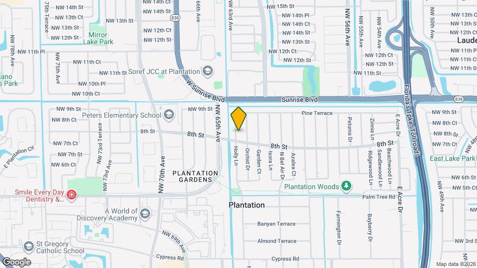 812 Holly Ln Map and Location Details