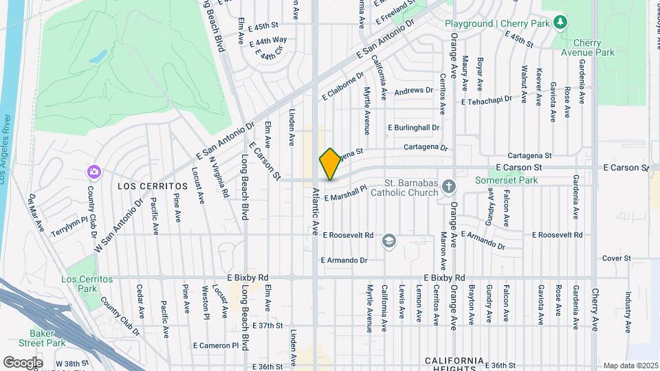 632 E Carson St Map and Location Details