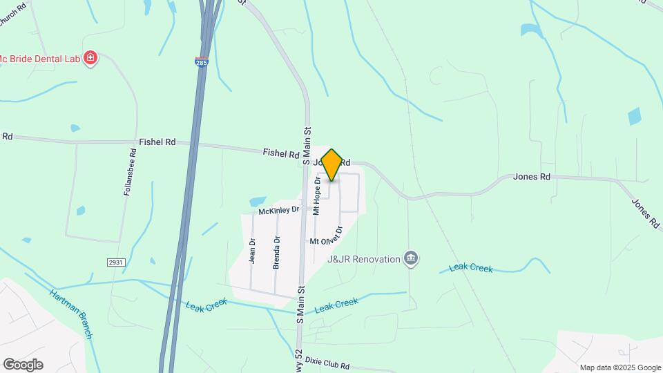 166 Larck Crest Ln Map and Location Details