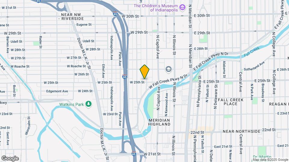2504 Boulevard Pl Map and Location Details