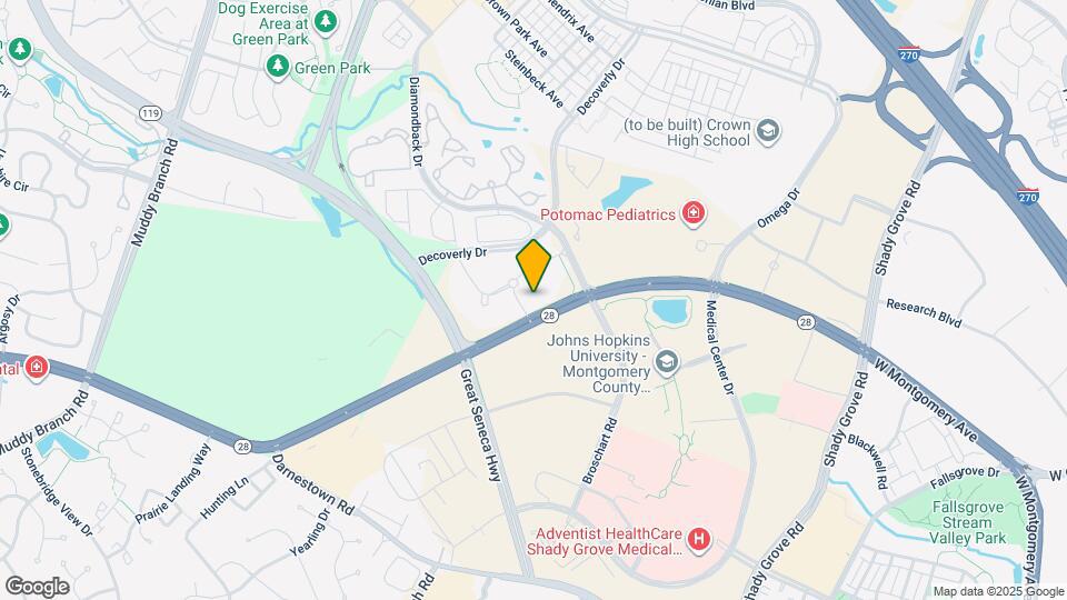 Camden Shady Grove Map and Location Details