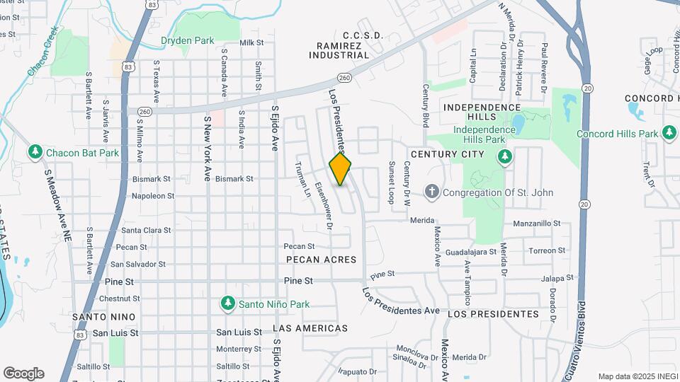 1405 Reagan Dr Map and Location Details