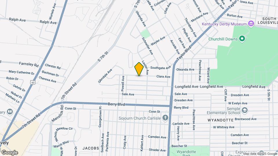 1522 Clara Ave Map and Location Details