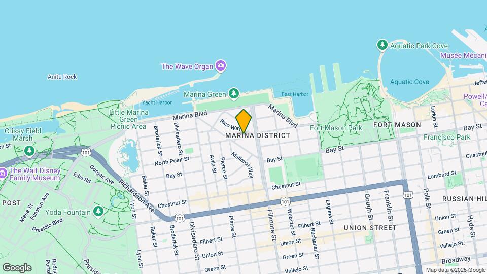 1750 Beach St Mapa y Detalles de la Ubicación