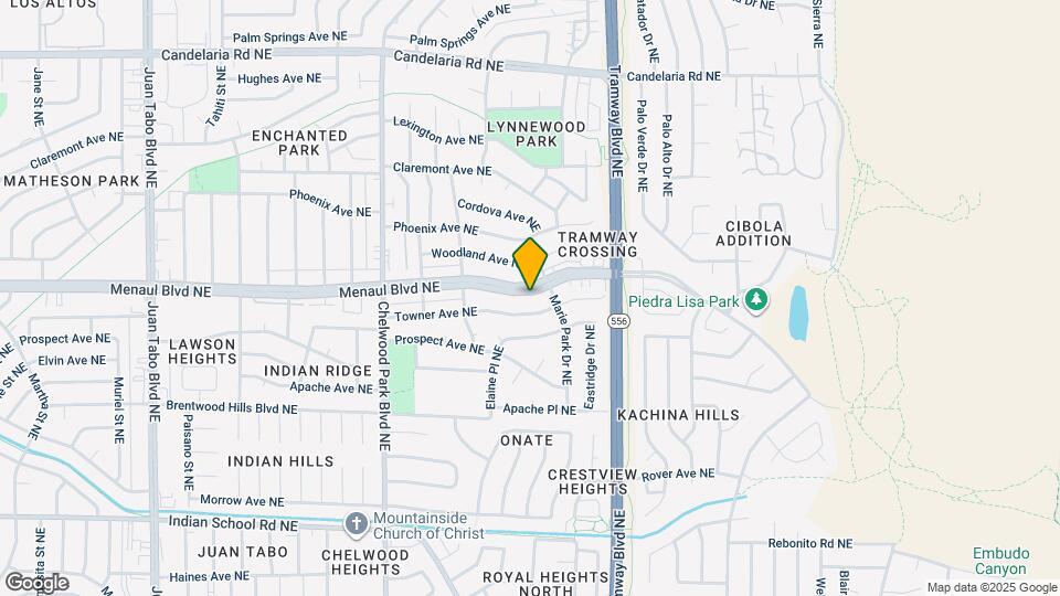 12240 Menaul Blvd NE Map and Location Details