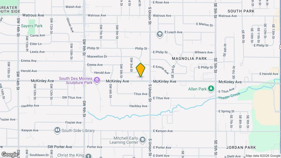 201 McKinley Ave Map and Location Details