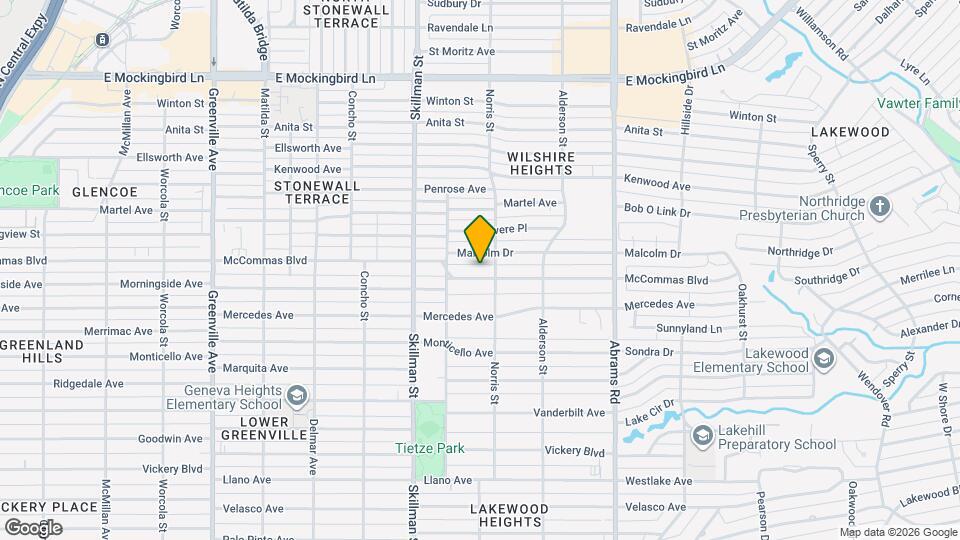 6231 McCommas Blvd Map and Location Details