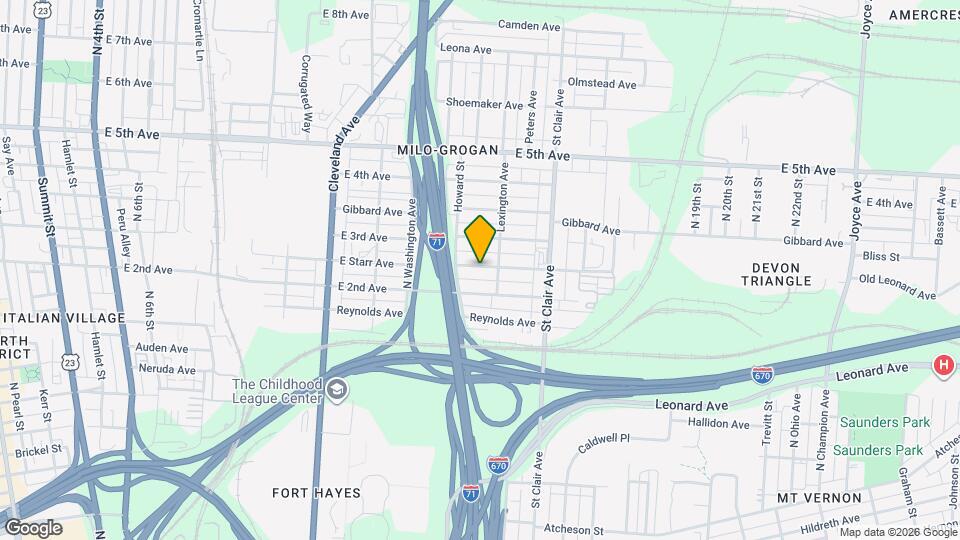 793 E Starr Ave Map and Location Details