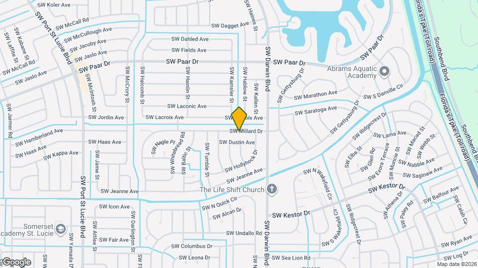 348 SW Millard Dr Map and Location Details