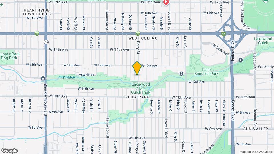 1231 Perry St Map and Location Details