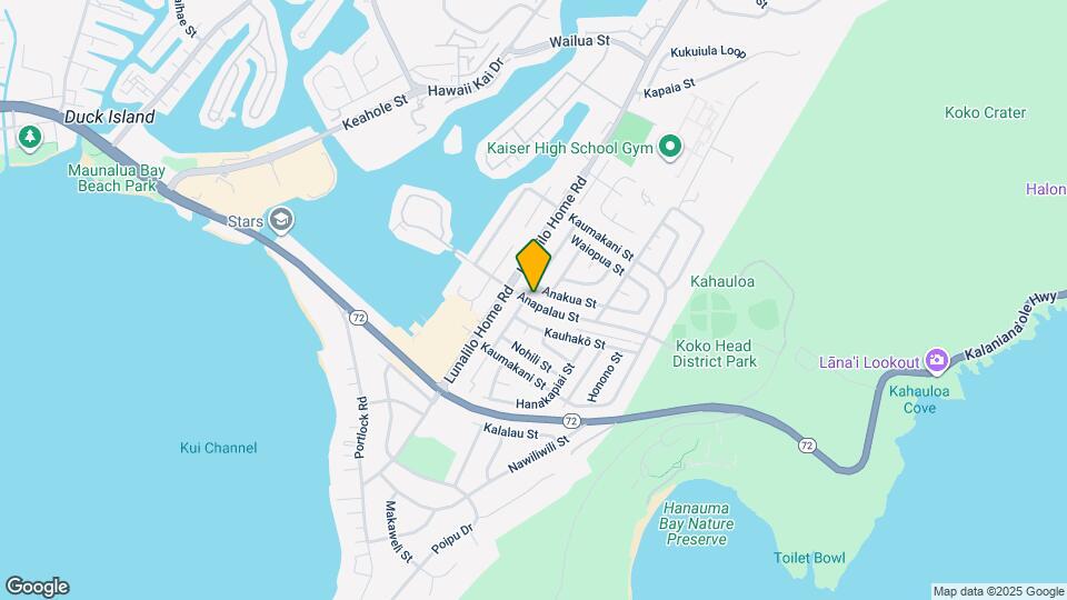 317 Hanamaulu St Map and Location Details