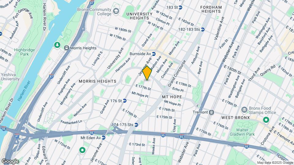 1920 Walton Ave Mapa y Detalles de la Ubicación