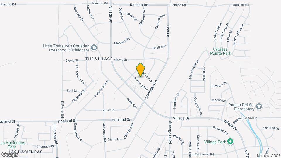 16347 Solvang Ave Mapa y Detalles de la Ubicación