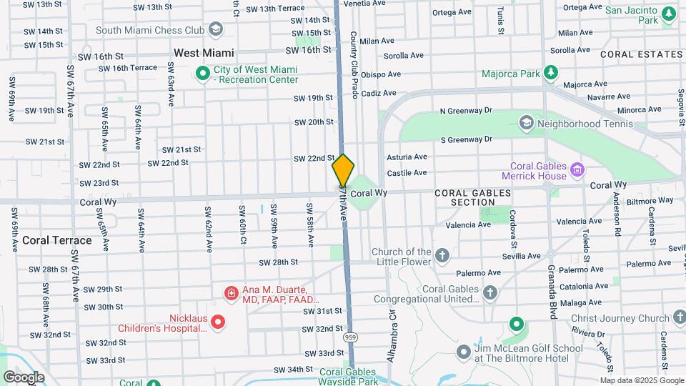 5701 SW 24th St Map and Location Details