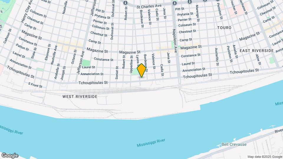 4829 Tchoupitoulas St Map and Location Details