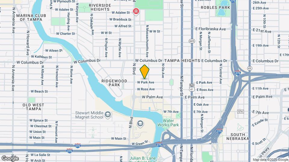 405 W Park Ave Map and Location Details