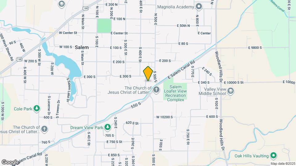 345 S 450 E, Unit 1 bedroom Map and Location Details
