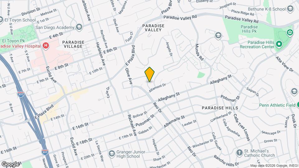 1953 Altamont Ct Map and Location Details