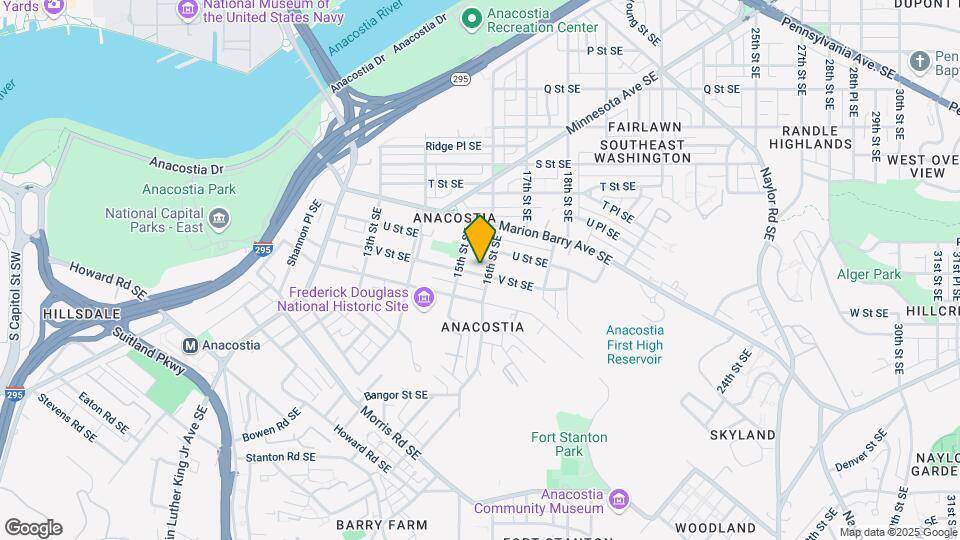 1522-1526 V St SE Mapa y Detalles de la Ubicación