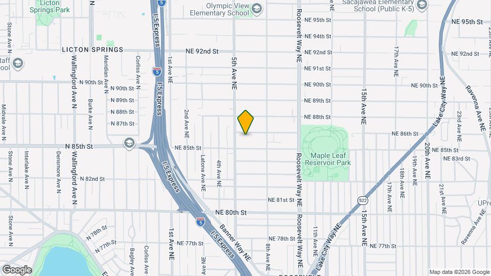 525 NE 86th St, Unit C Map and Location Details