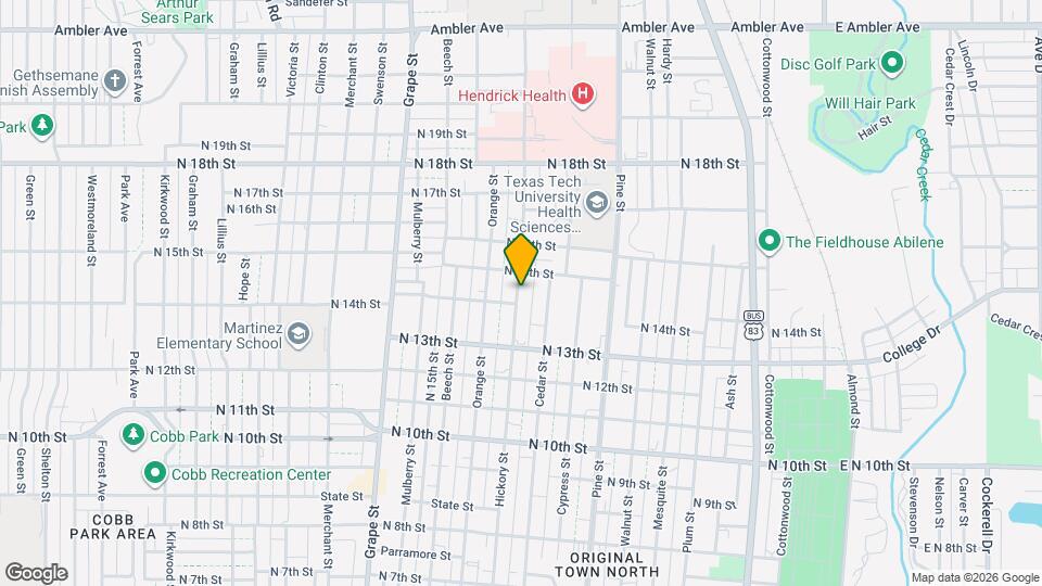 1417 Hickory St Mapa y Detalles de la Ubicación