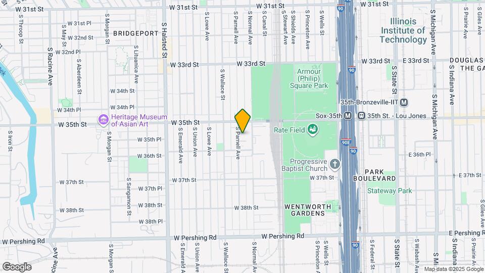 3527 S Parnell Ave Map and Location Details