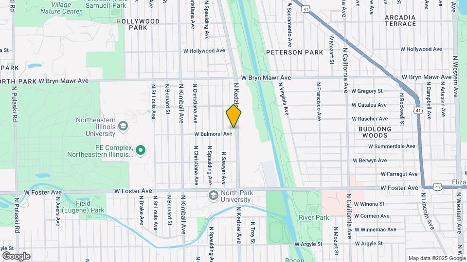 5400 N Kedzie Ave Map and Location Details