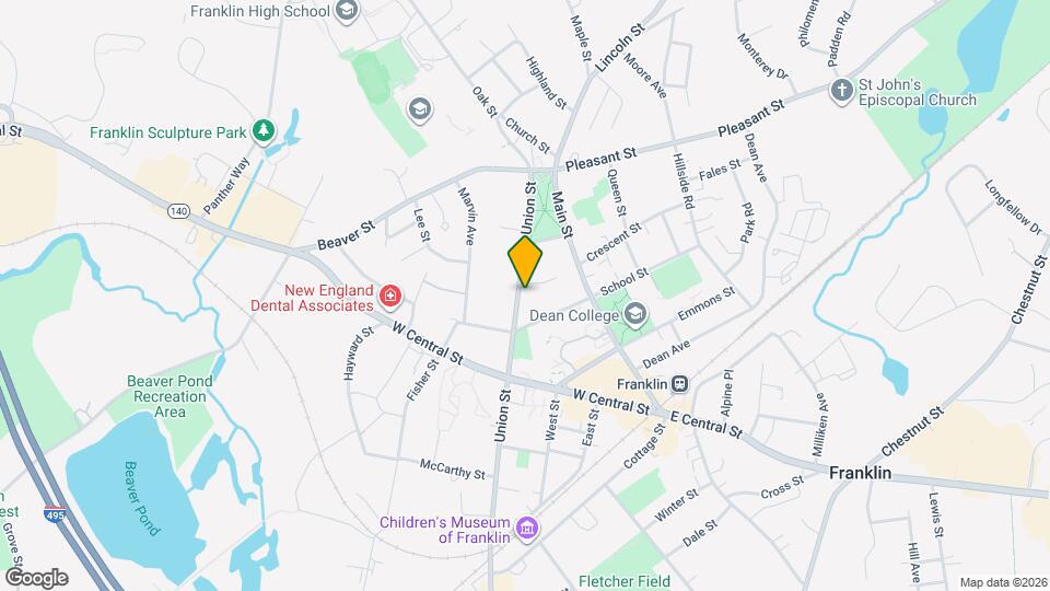 104 Union St Map and Location Details