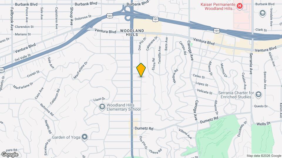 5129 Don Pio Dr Map and Location Details