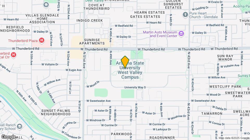 Casa de Oro | Arizona State University Mapa y Detalles de la Ubicación