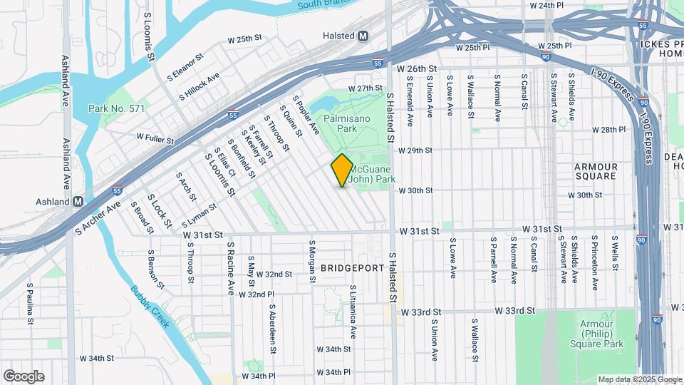 2951 S Quinn St Map and Location Details