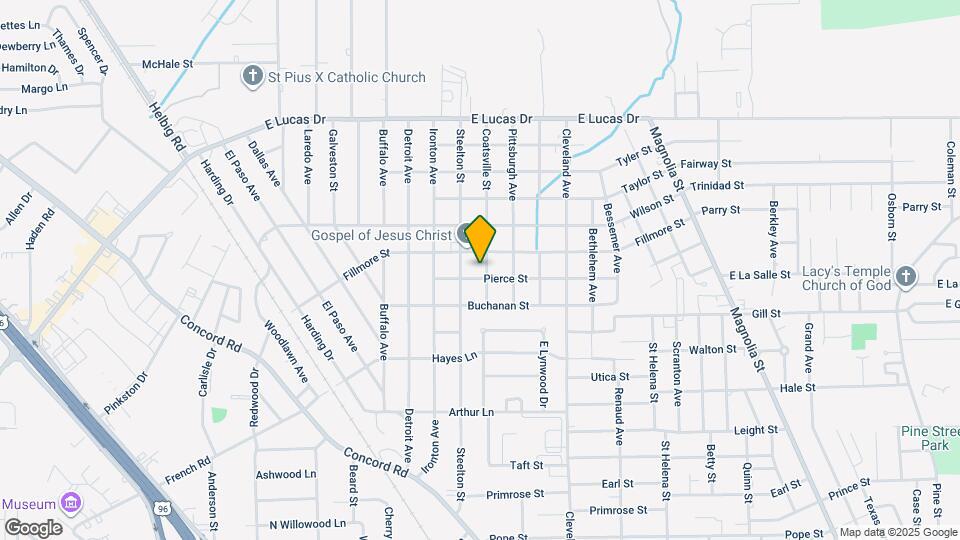 2530 Pierce St Map and Location Details