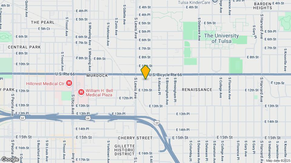 1123 S Lewis Pl Map and Location Details