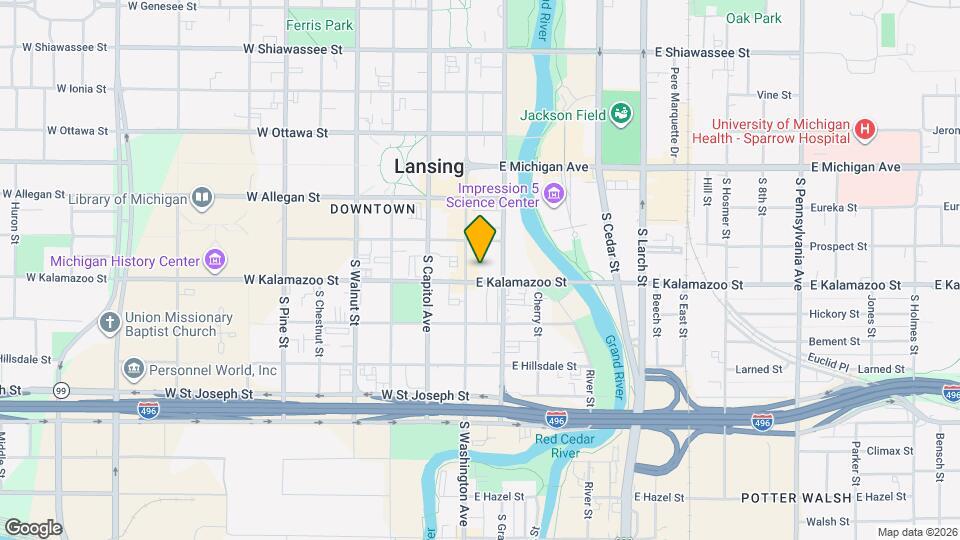 329 S Washington Square Map and Location Details