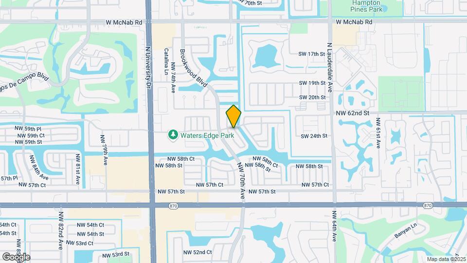 6013 NW 68th Terrace Map and Location Details