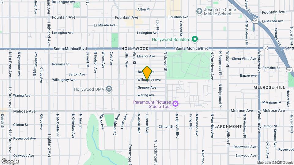 5912 Willoughby Ave Map and Location Details