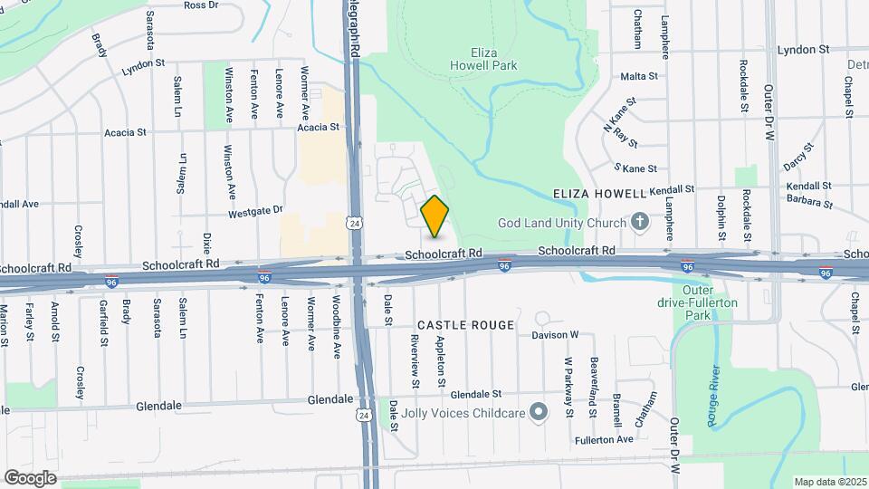 23648 Schoolcraft Rd Map and Location Details