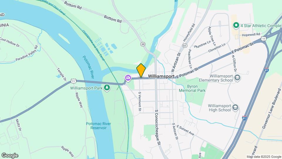 42-44 W Potomac St Map and Location Details