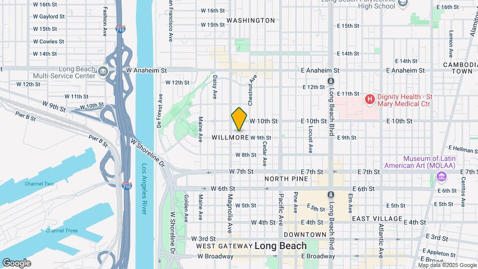 433-439 W 9th St Mapa y Detalles de la Ubicación