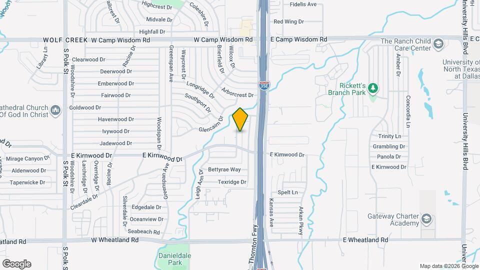7640 Ryan Ridge Dr Map and Location Details