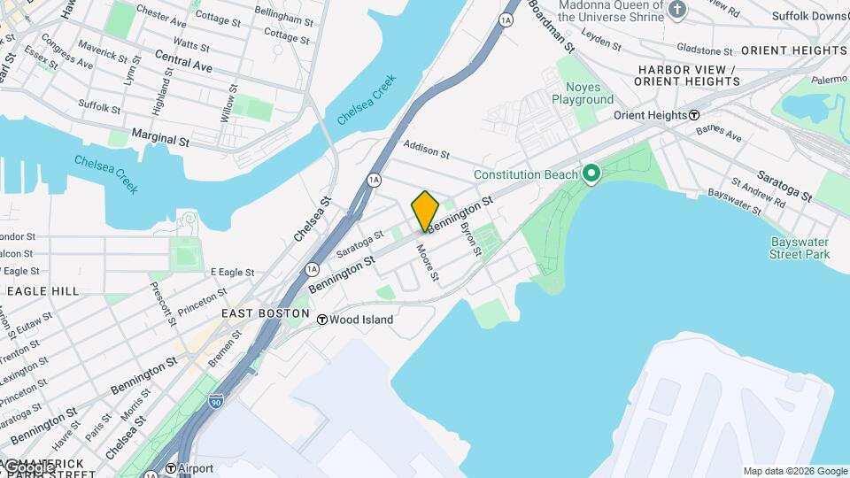 573 Bennington St, Unit 2 Map and Location Details