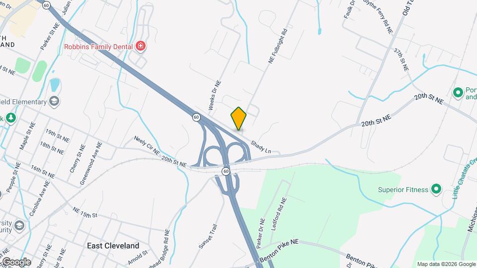 2297 Shady Ln Map and Location Details