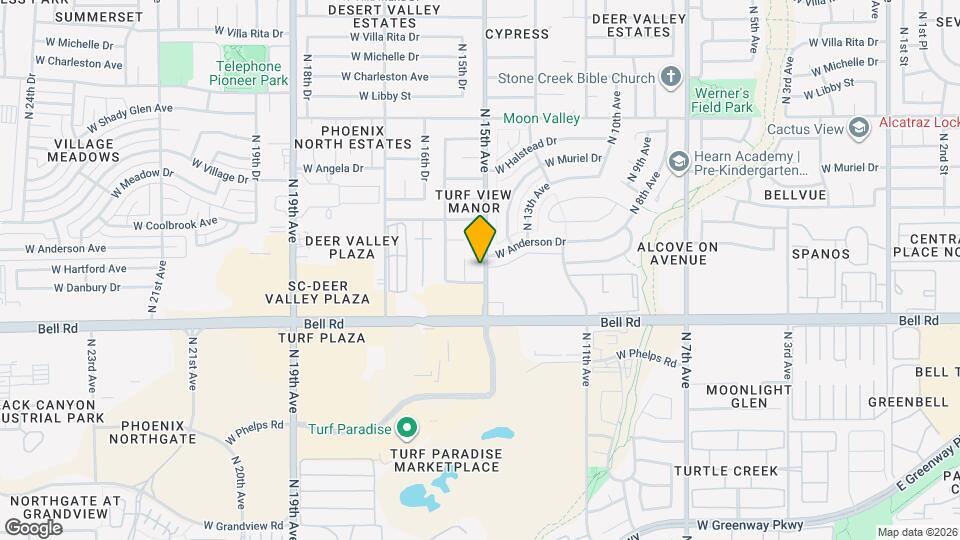 17202 N 15th Ave Map and Location Details