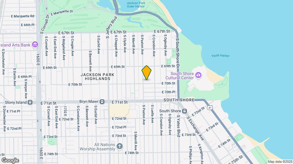 2206 E 70th St-Unit -2206-G Map and Location Details